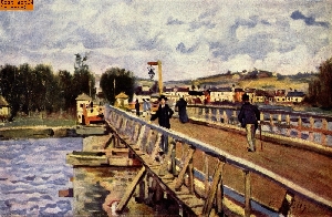 Steg in Argenteuil nach Sisley